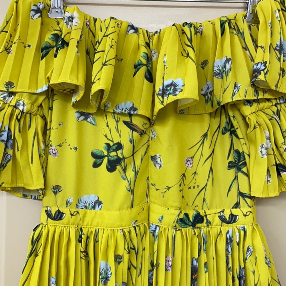 AQUA Pleated Tiered Maxi Dress - Picture 3 of 6